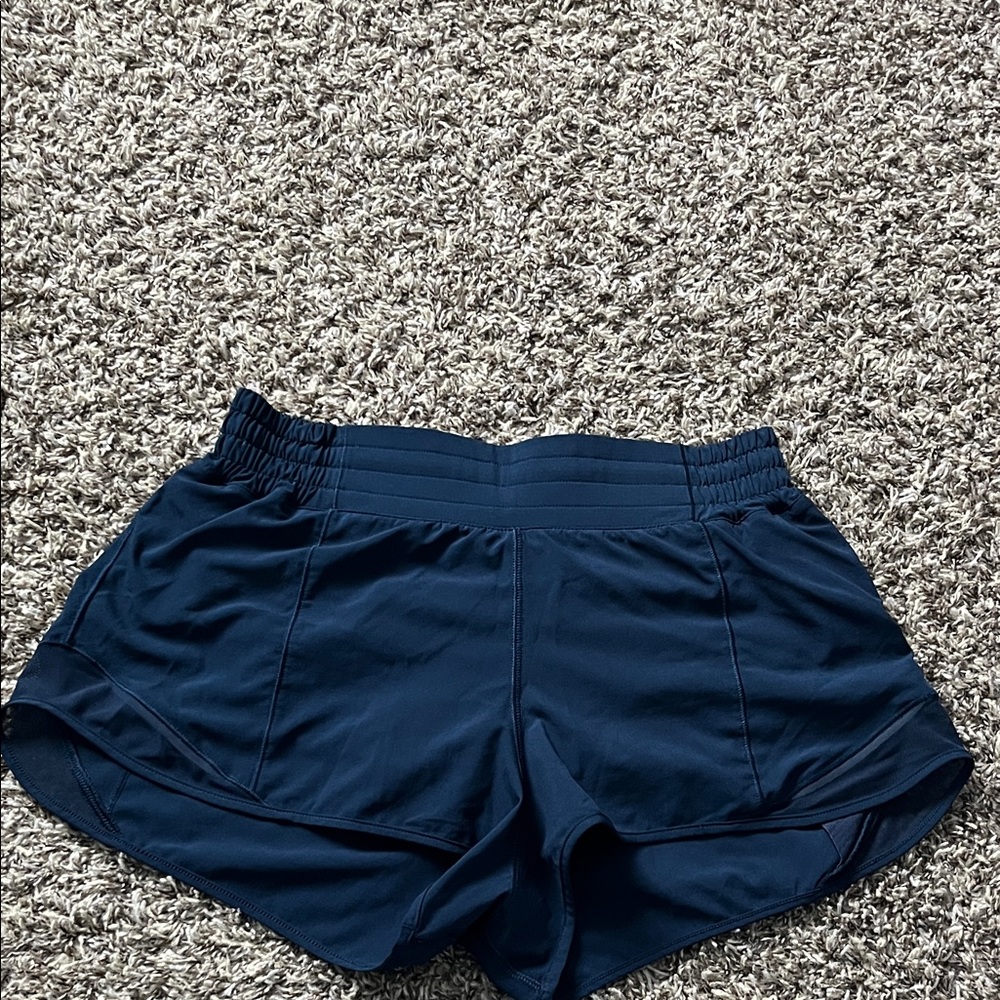 Lululemon Athletica Navy Blue Athletic Shorts